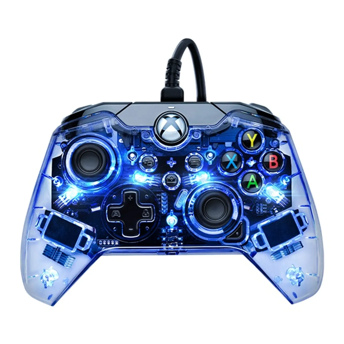 PDP 049-005-EU Afterglow Prismatic Xbox Series X/Xbox One vezetékes átlátszó kontroller #1