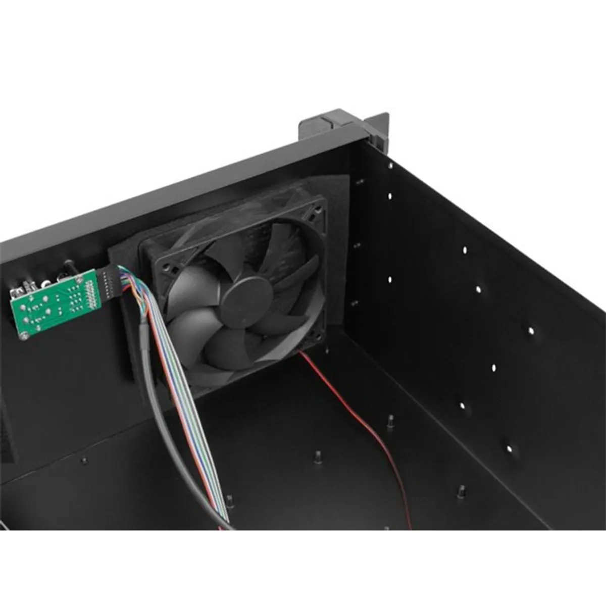 Lanberg SC01-3504-10B 19" 4U SZÉL:430mm MÉLY:350mm MAG:177mm táp nélküli rack szerver ház #7