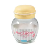 IRIS Macaron üveg fűszertartó 370ml, zöld, fukszia, narancs vagy citromsárga színű HN-1215