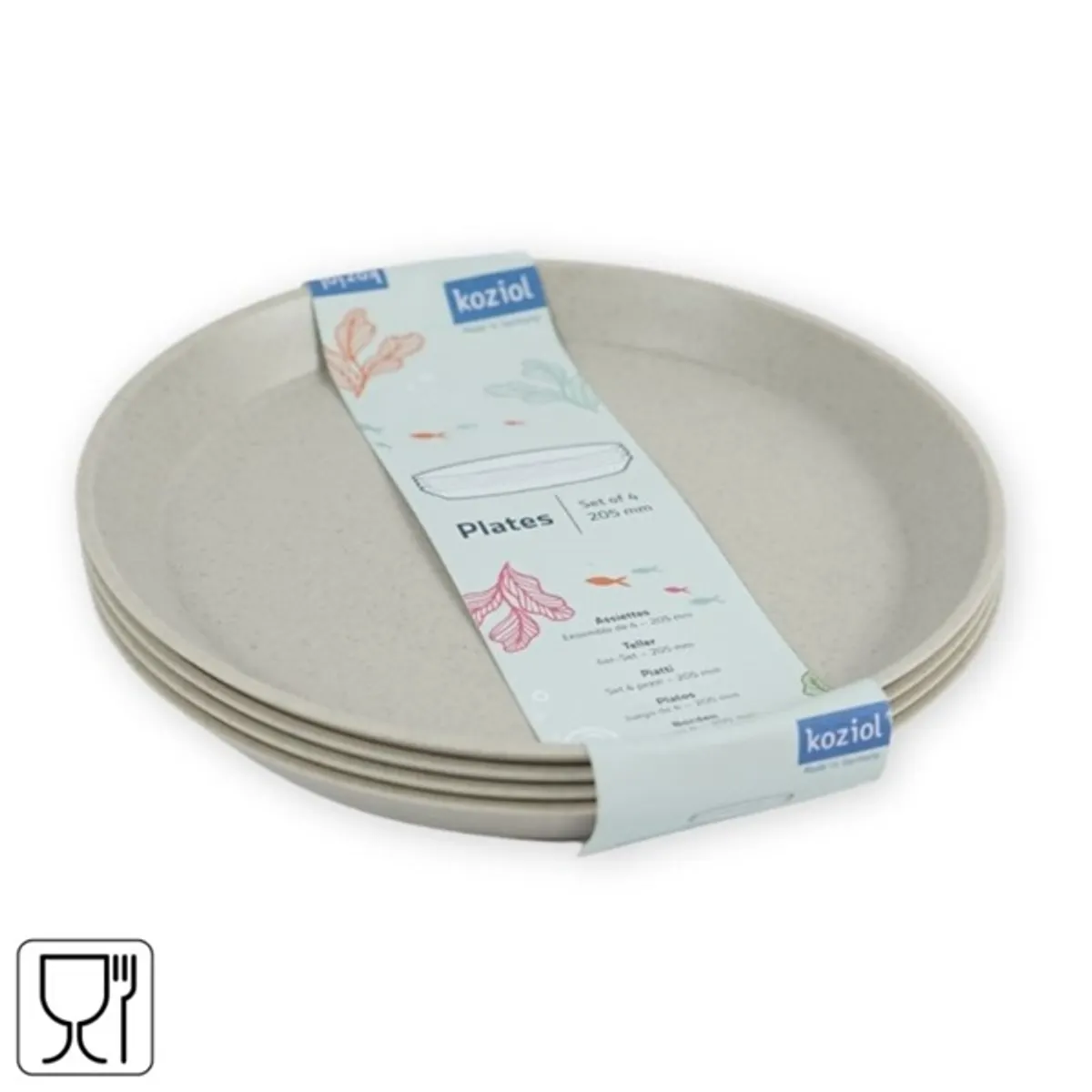 Koziol 20,5 cm 4 db tányér szett #2