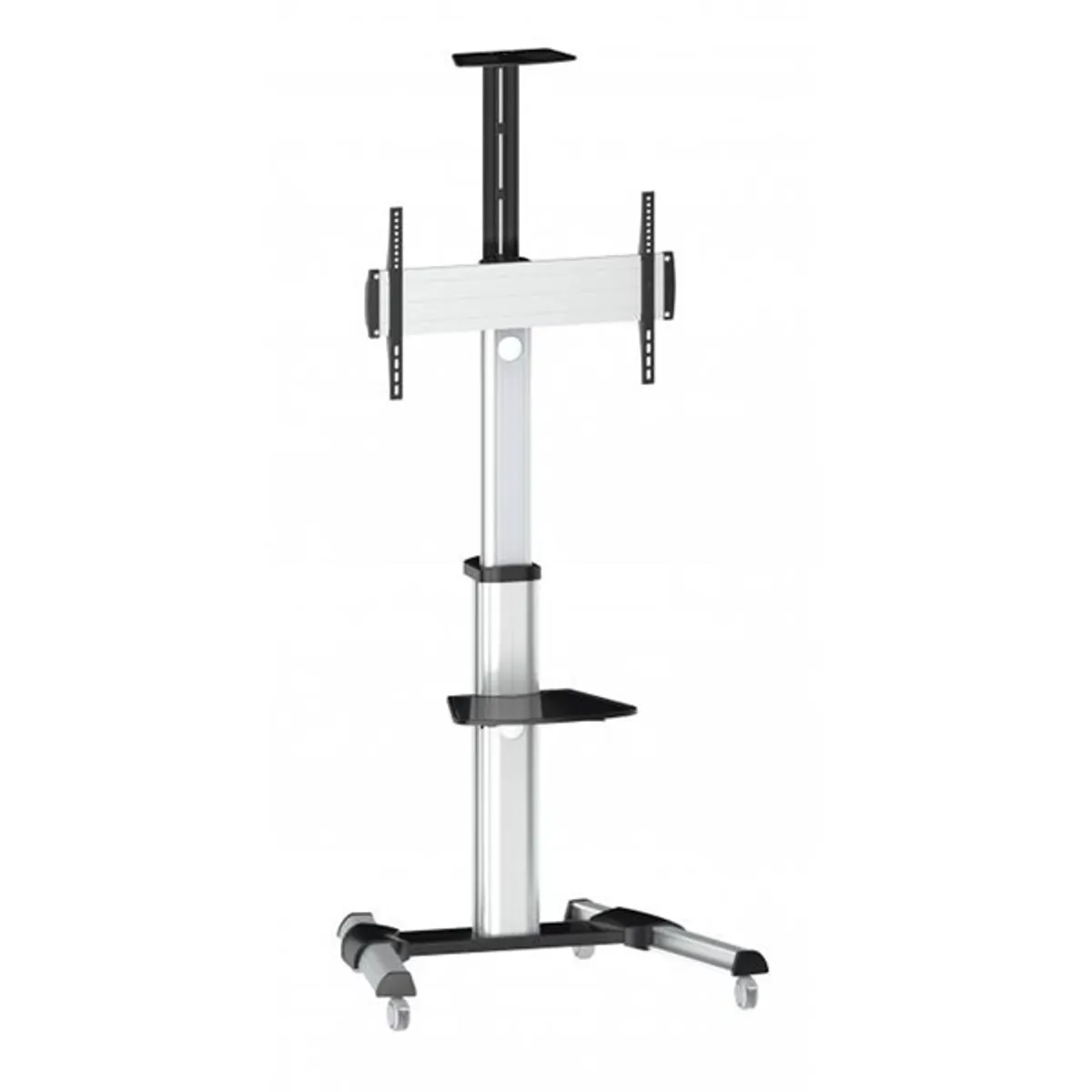 Sbox FS-446 37"-70" VESA 600x400 görgős ezüst prezentációs állvány #1