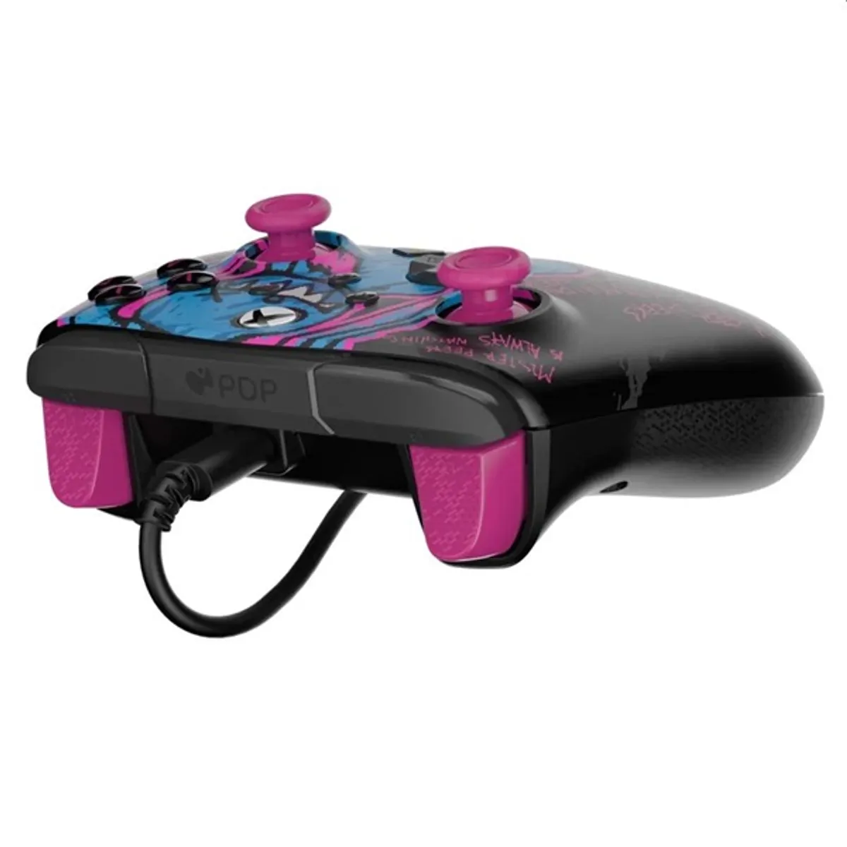 PDP 049-023-CDMP Rematch Glow Xbox One/Series X|S/PC vezetékes Call of Duty: Mister Peeks Glow in the Dark kontroller #9