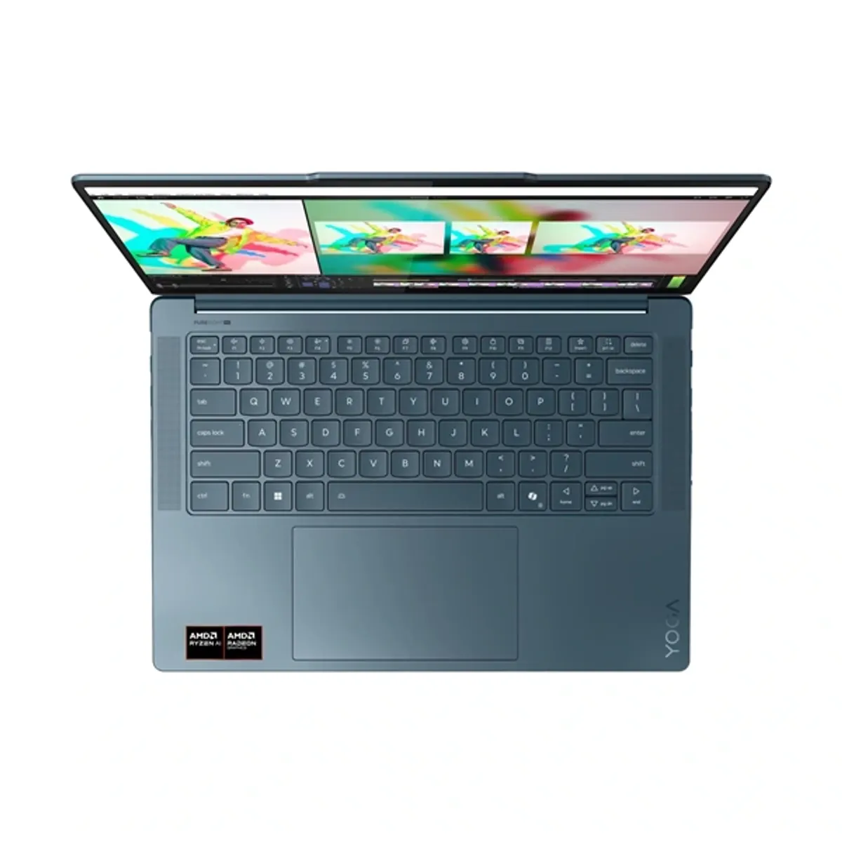 Lenovo Yoga Pro 7 14AKP10 14,5"3K/AMD Ryzen AI 7 350/32GB/1TB/Int.VGA/Win11/Alu ház/ zöldeskék laptop #2