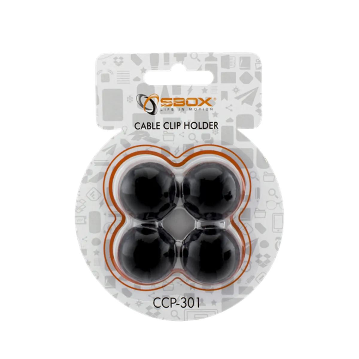 Sbox CCP-301 kábelrendező fül #3