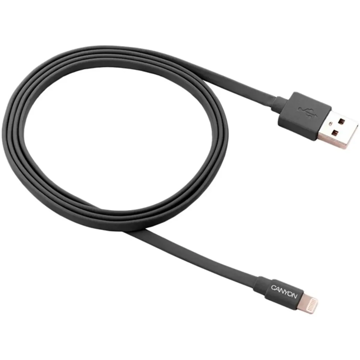 Canyon Charge & Sync MFI 1m Lightning - USB 2.0 adat- és töltőkábel #1