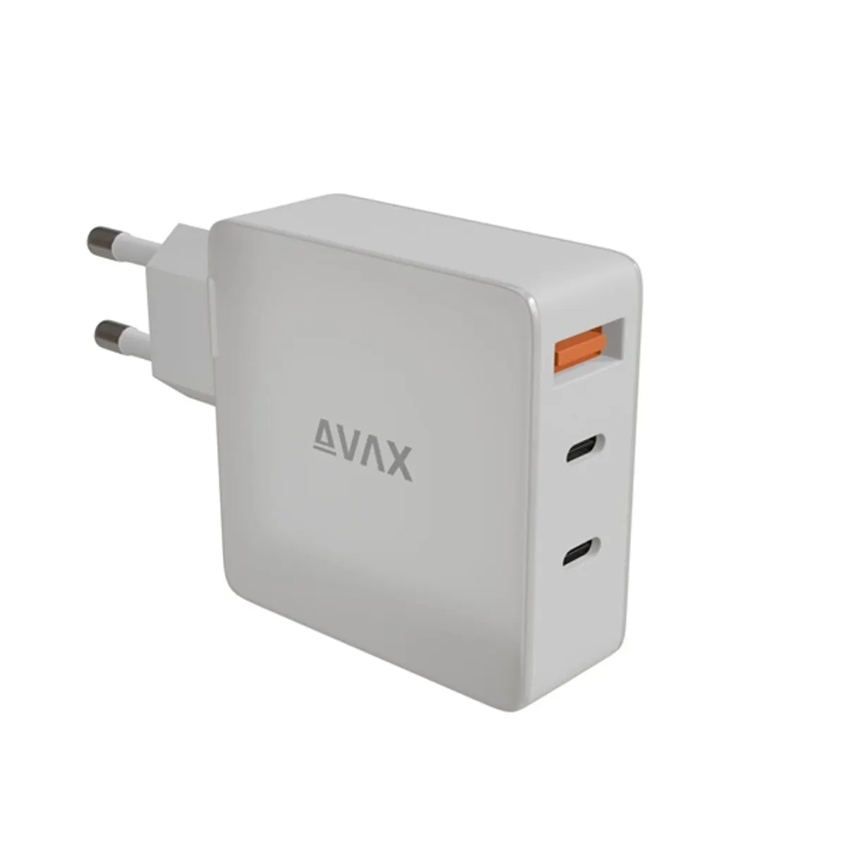 AVAX CH921W PRIME 140W GaN 2x Type C (PD 3.1) + USB A 30W fehér hálózati gyorstöltő #1