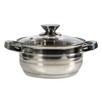 TOO LP-7172-2L prémium rozsdamentes edény  2,3 liter fazék/lábas+fedő 18 x 9cm #1