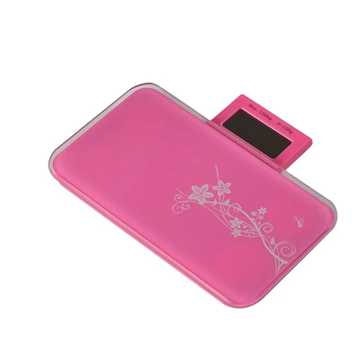 TOO BSC-333-P rózsaszín hordozható személymérleg #1