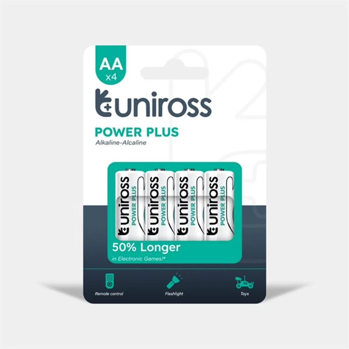 Uniross Power Plus 1,5V AA (LR6) alkáli tartós ceruzaelem 4db/csomag #1