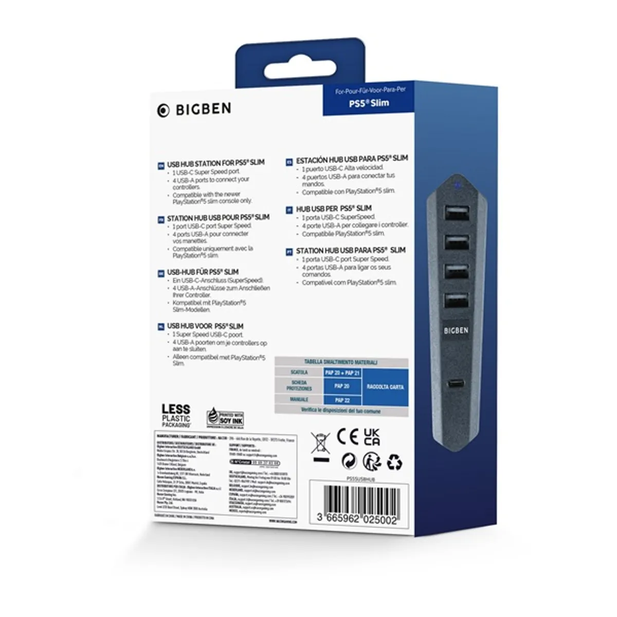 Nacon 2808909 PS5 Slim konzolokhoz USB Hub #2