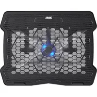 IRIS L-13 fekete notebook hűtőpad