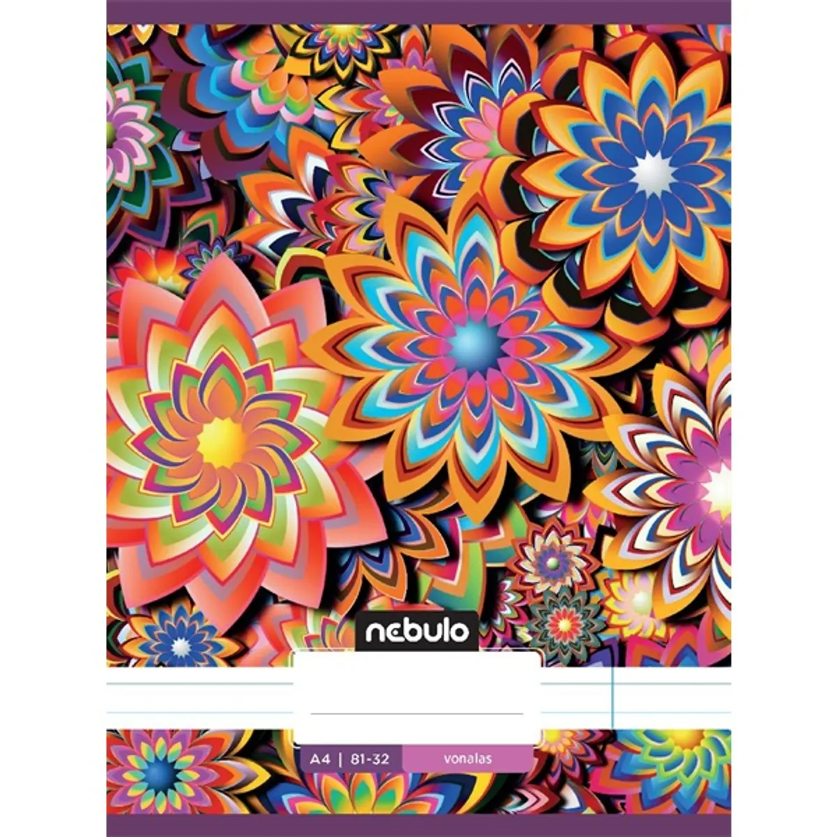 Nebulo L-Design A4 81-32 tűzött vonalas füzet #2