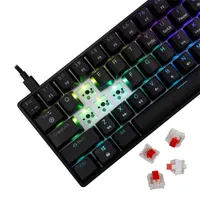 White Shark SHINOBI 2 GK-004111B/R-US US fekete mechanikus (red switch) gamer billentyűzet #4
