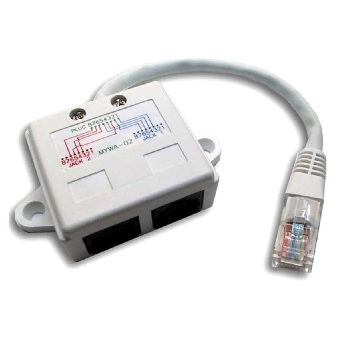 Cat.5E UTP LAN-LAN lengő Y elosztó #1