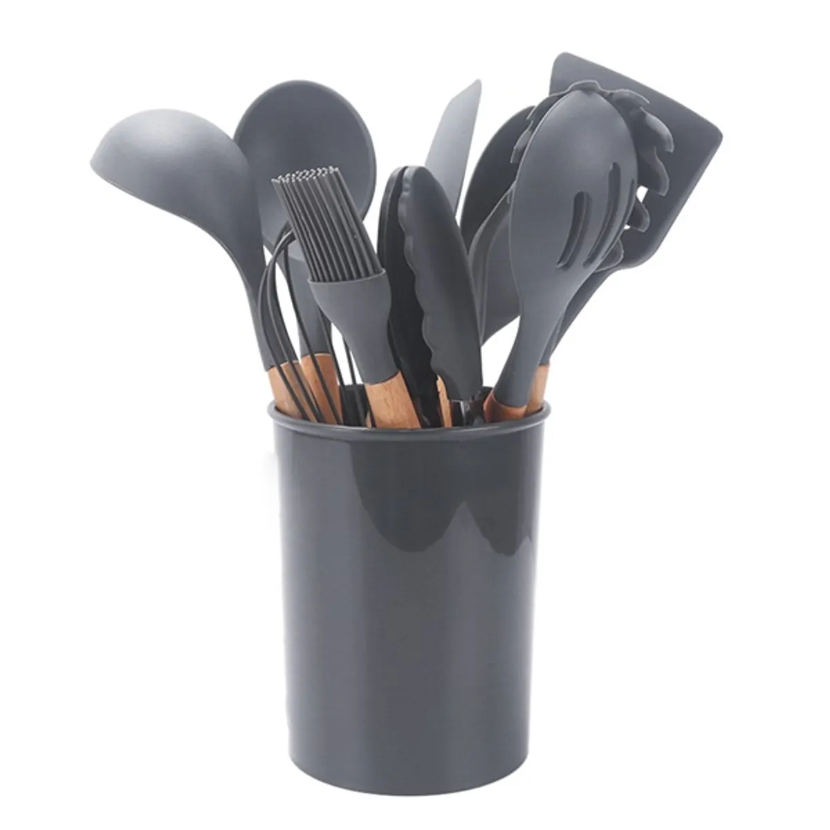 Iris KT-003-DG 11db-os sötét szürke konyhai eszköz készlet #1