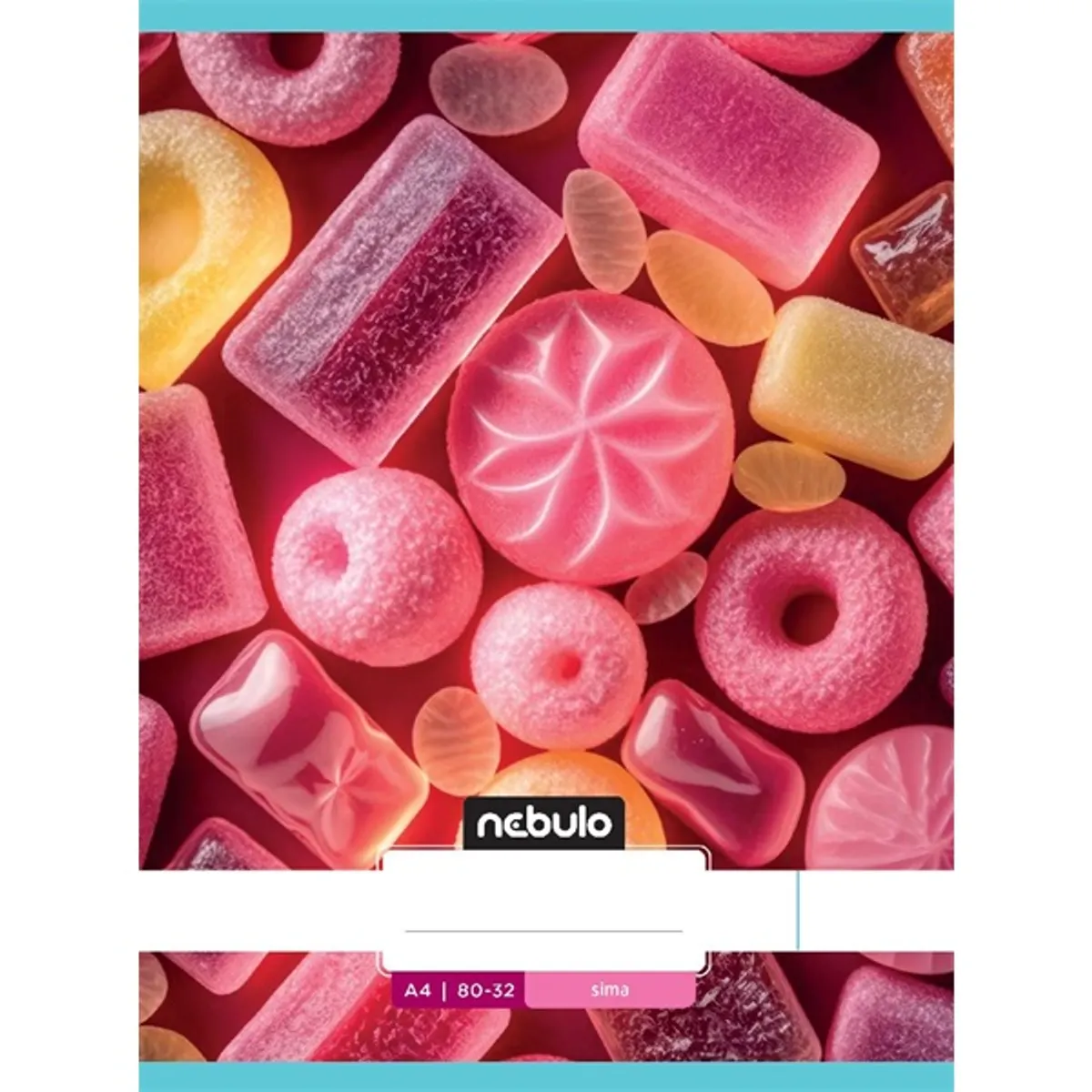 Nebulo L-Design A4 80-32 tűzött sima füzet #4