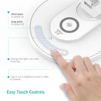 Taotronics TT-DL036 fehér LED lámpa, vezeték nélküli töltővel, gyorstöltő funkcióval #5