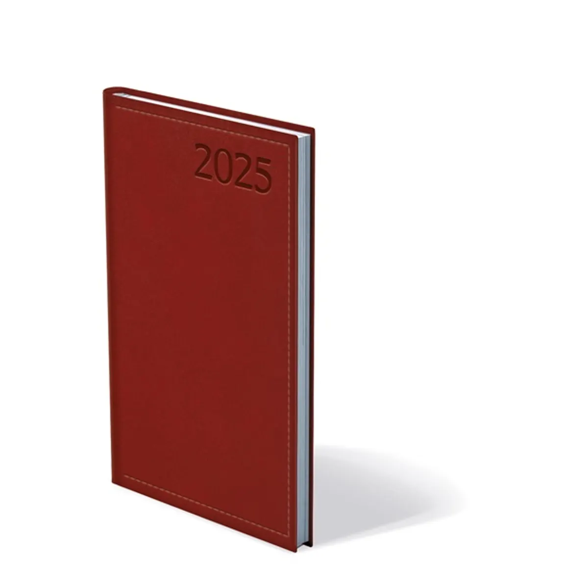 Kalendart Traditional 2026 T035 bordó heti beosztású álló zsebnaptár #1