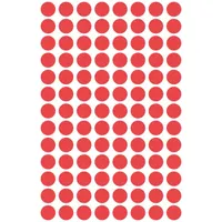 Avery 3589 8mm visszaszedhető 416db-os piros jelölőpont #2