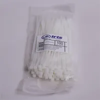 Iris Electric 100 db natúr 200x3,6mm kábelkötegelő, gyorskötöző, kötegelő #3