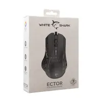 White Shark WS GM-5016B ECTOR-B vezetékes fekete gamer egér #7