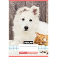 Nebulo Cuki minták A5 27-32 tűzött kockás füzet #4