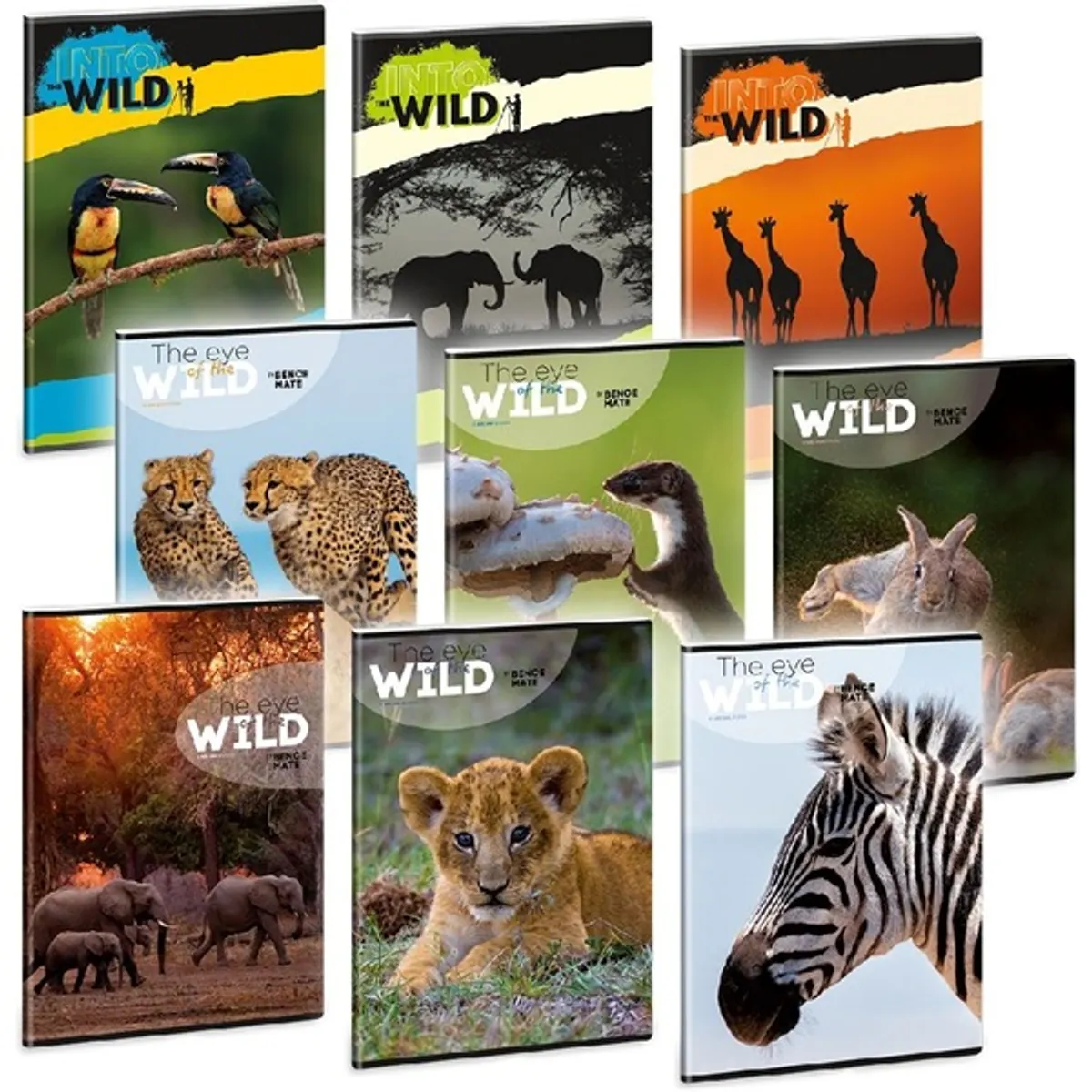 Ars Una The Eyes of the Wild 5235 A4 extra kapcsos kockás füzet #1