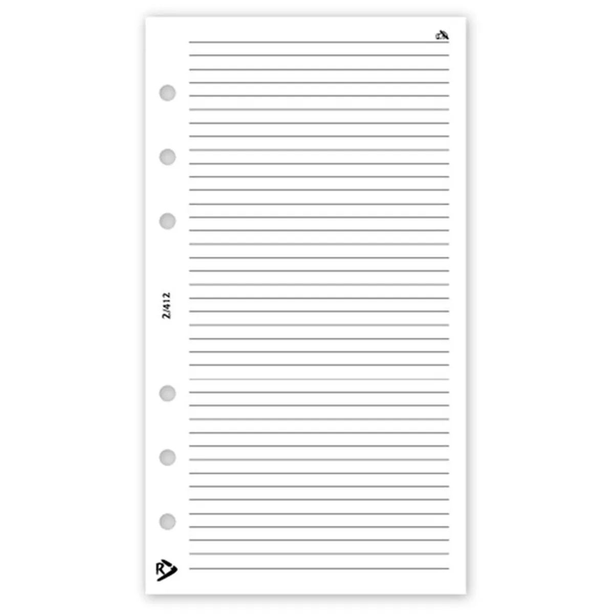 Realsystem 2/412 vonalas jegyzet gyűrűs naptár kiegészítő #1