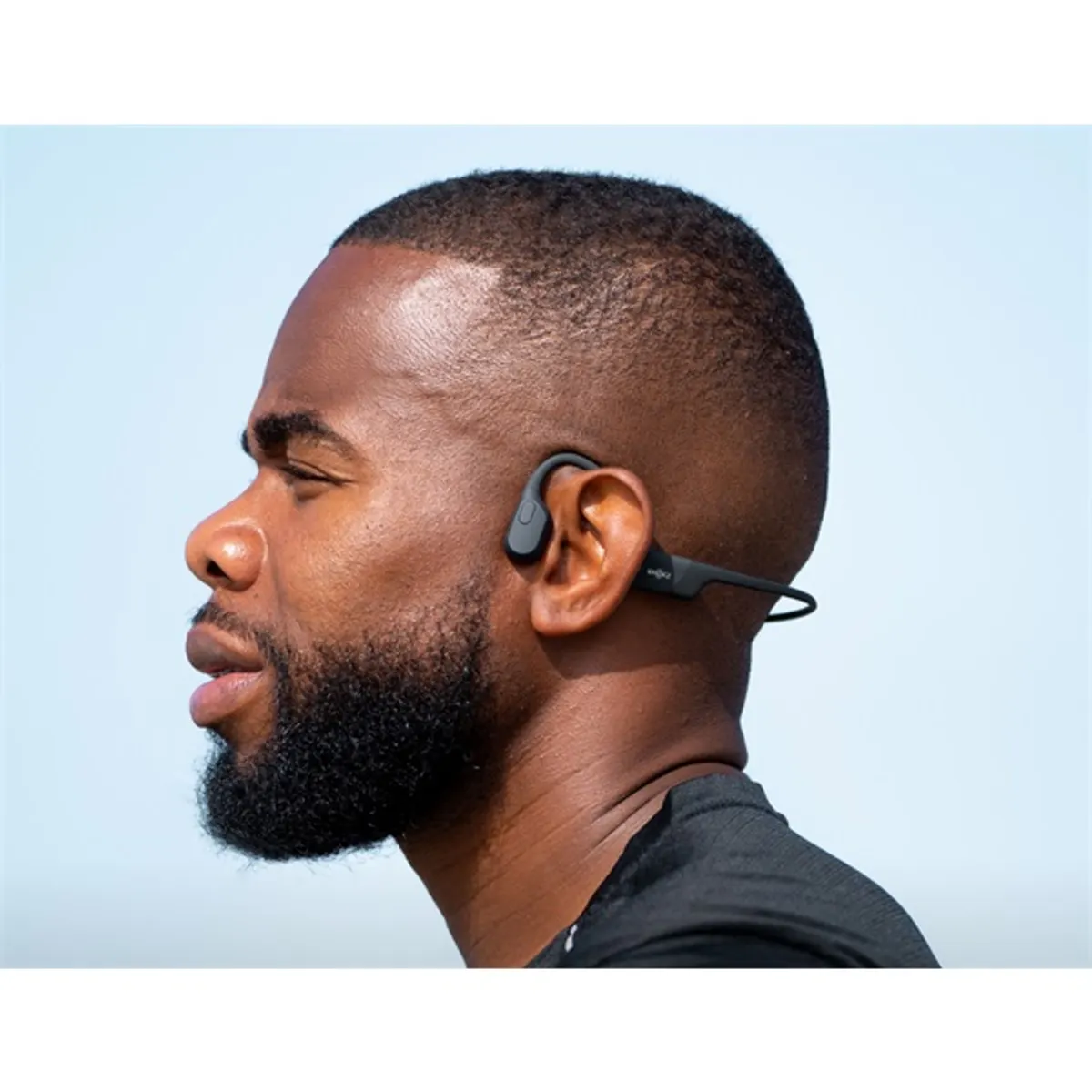 Shokz OpenRun Mini USB-C csontvezetéses Bluetooth fekete Open-Ear sport fejhallgató #8