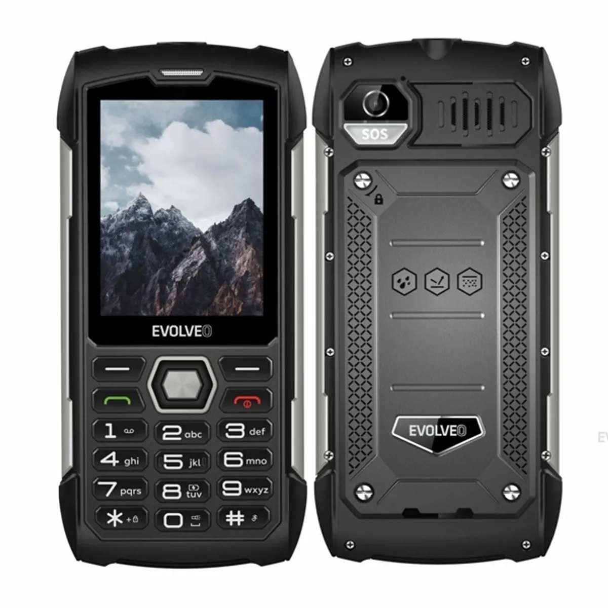 Evolveo STRONGPHONE H1 2,8" DualSIM fekete/ezüst mobiltelefon #7
