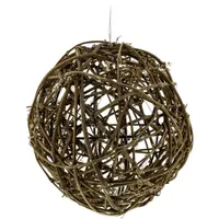 Retlux RXL 257 10 LED/2x AA/meleg fehér rattan labda karácsonyi gömbfüzér #2