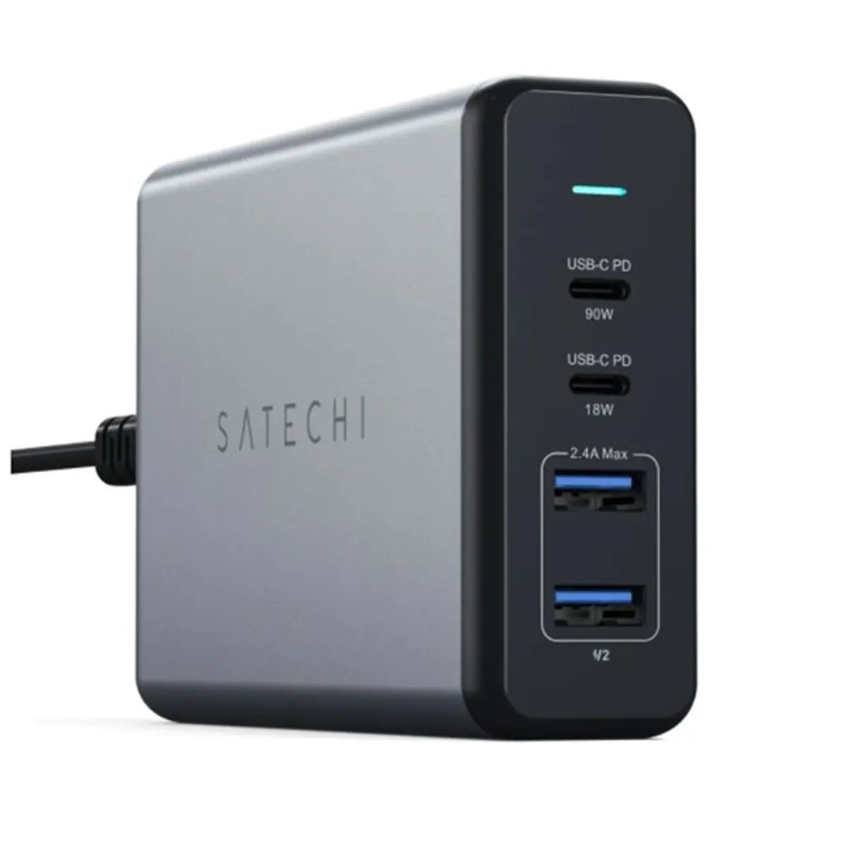 Satechi ST-TC108WM 108W 2xUSB/2xType-C asztroszürke töltő #4