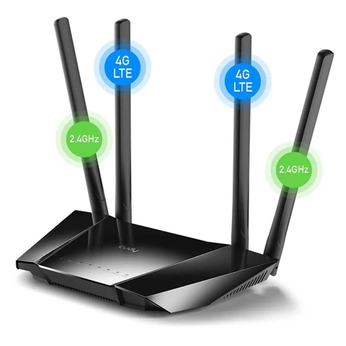 CUDY LT400 N300 WIFI 4G LTE nanoSIM fekete router #4