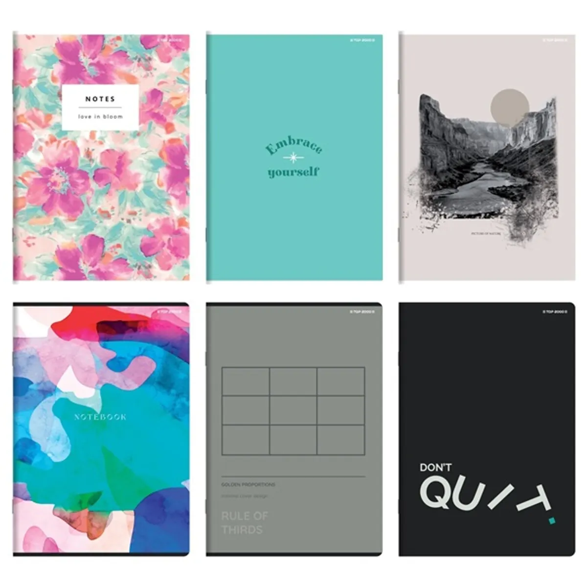 Top 2000 MegaMix A4 60 lap fényes vonalas füzet #1