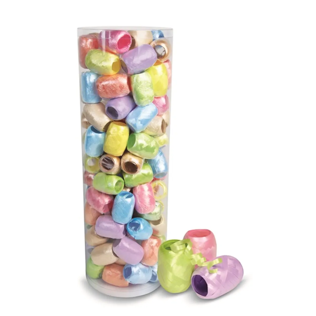 PRASENT AMERICA pasztell színekben díszkötöző szalag 20mx5mm, tojás alakú, polipropilén, vegyes színekben #3