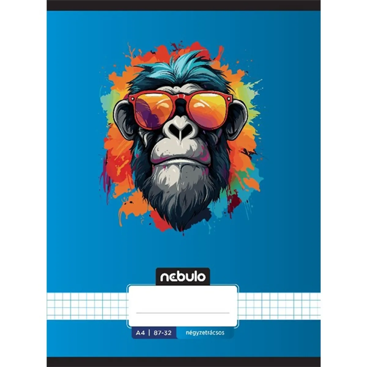 Nebulo Xtreme A4 87-32 tűzött kockás füzet #6