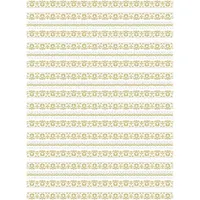 IRIS tekercses csomagoló fényes papír, henger, arany/ezüst, különböző mintákkal, 200x70cm, 60g/m2 #4