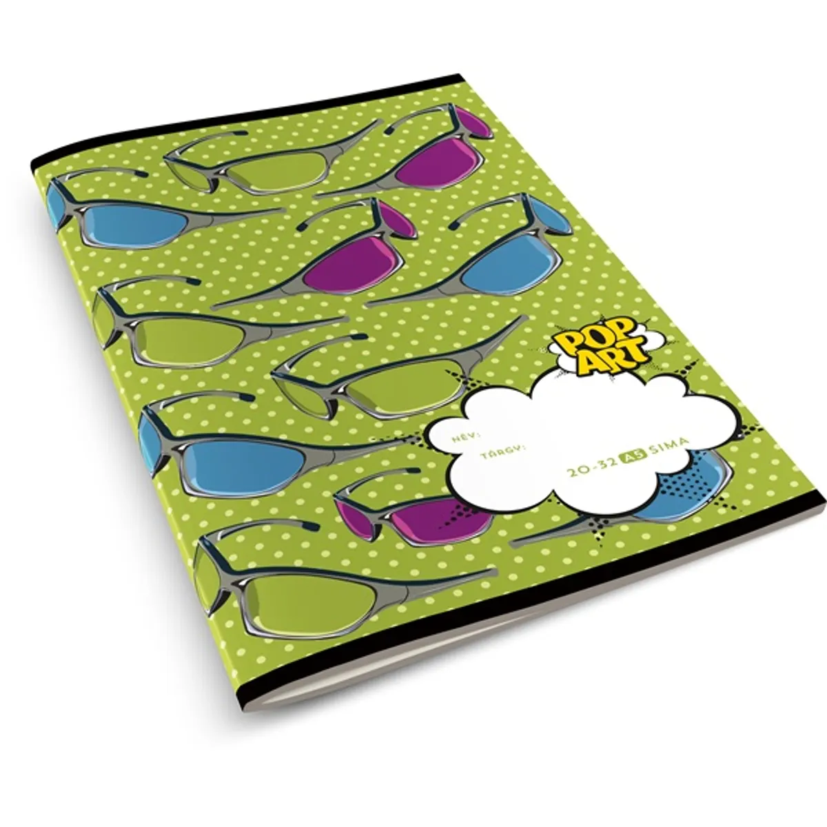 Absolut Pop Art A5 20-32 sima füzet #1