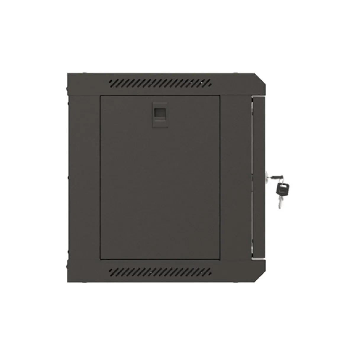 Lanberg WF03-5306-10B 19" 6U SZÉL:540mm MÉLY:350mm MAG:370mm lapraszerelt üvegajtós fekete fali rack szekrény #10