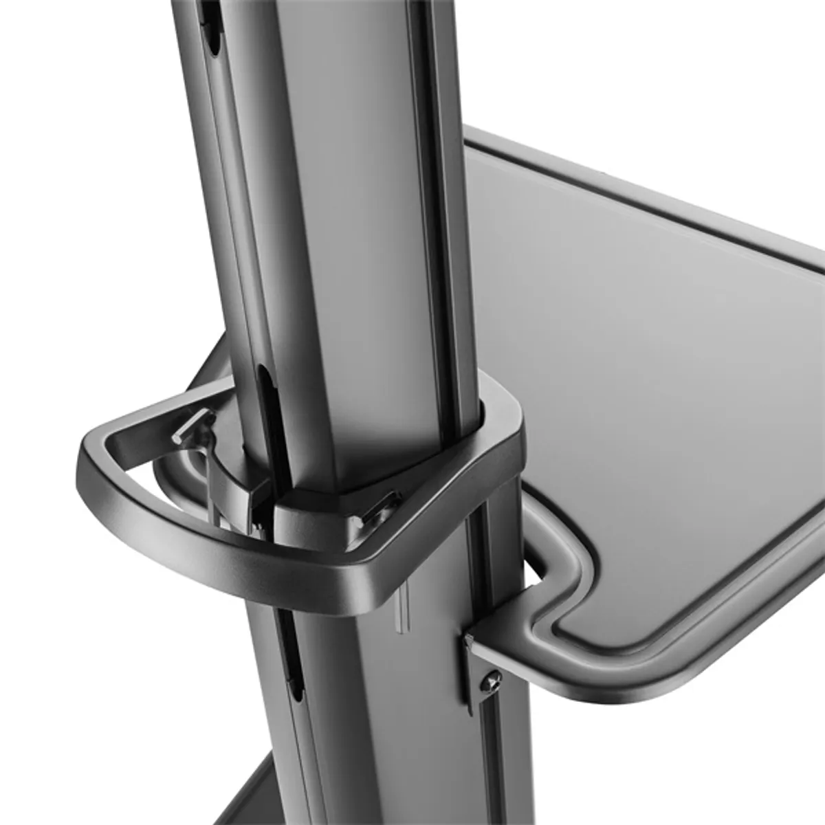 Sbox FS-446-2 FS-224-2 37"-70" VESA 600X400 álló mobil TV állvány #7