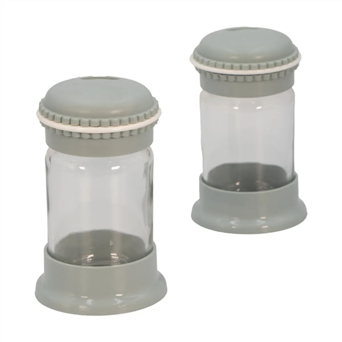 IRIS Macaron Salt&Pepper üveg fűszerszóró szett 2*105ml, rószaszín, fehér, szürke vagy kék színű HN-1139 #3