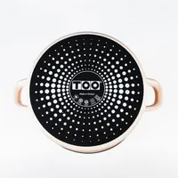 TOO LINE ROSE 3,65 literes, 22cm átmérő, 11cm magasságú lábas (fazék) üveg fedővel #4