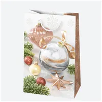 IRIS Karácsonyi ajándéktasak, 100x160x60 mm, különböző mintákkal fotókkal #8