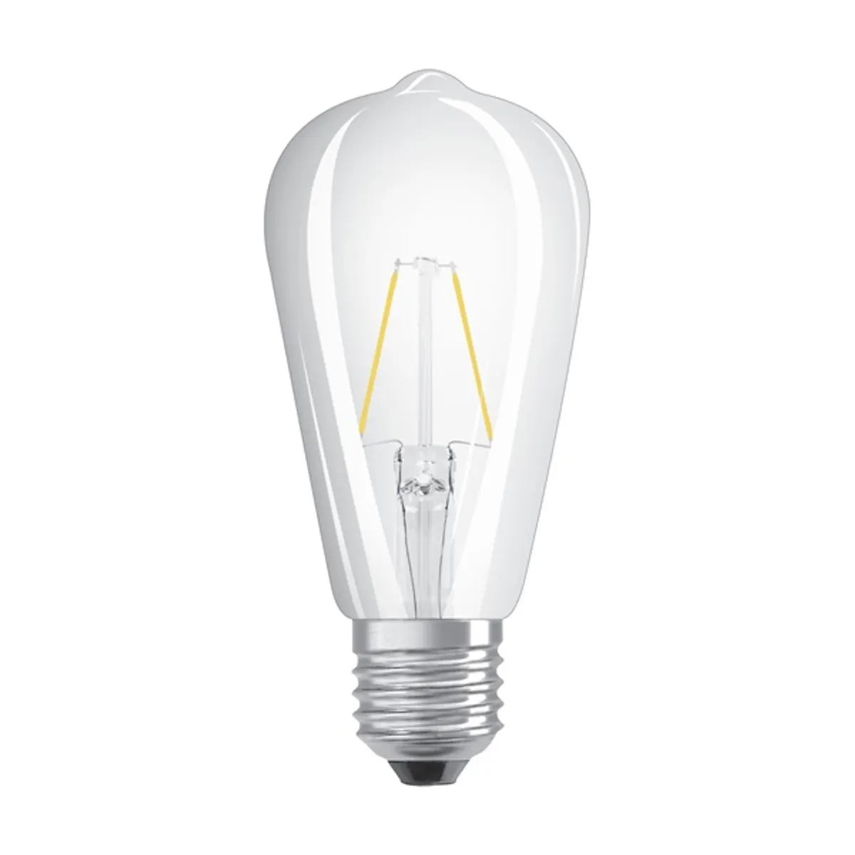 Osram Star átlátszó üveg búra/2,5W/250lm/2700K/E27 LED Edison körte izzó #1