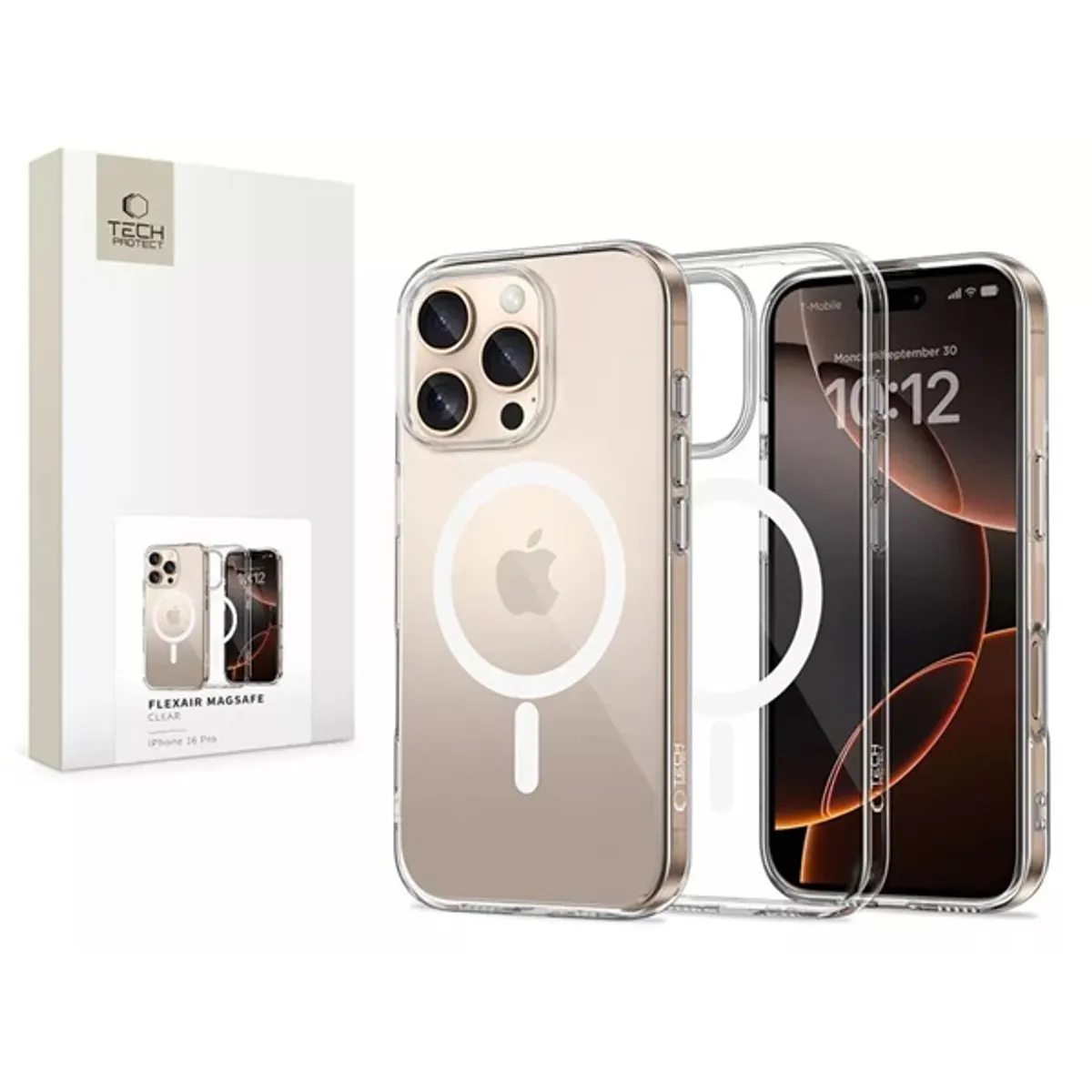Tech-Protect TP371839 Apple iPhone 16 Pro FlexAir MagSafe átlátszó szilikon tok #1