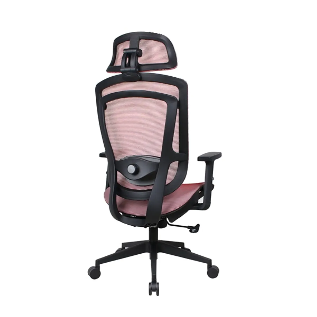 IRISOffice Nimbus piros ergonómikus, szövet-hálós irodai forgószék fej és háttámasszal #5