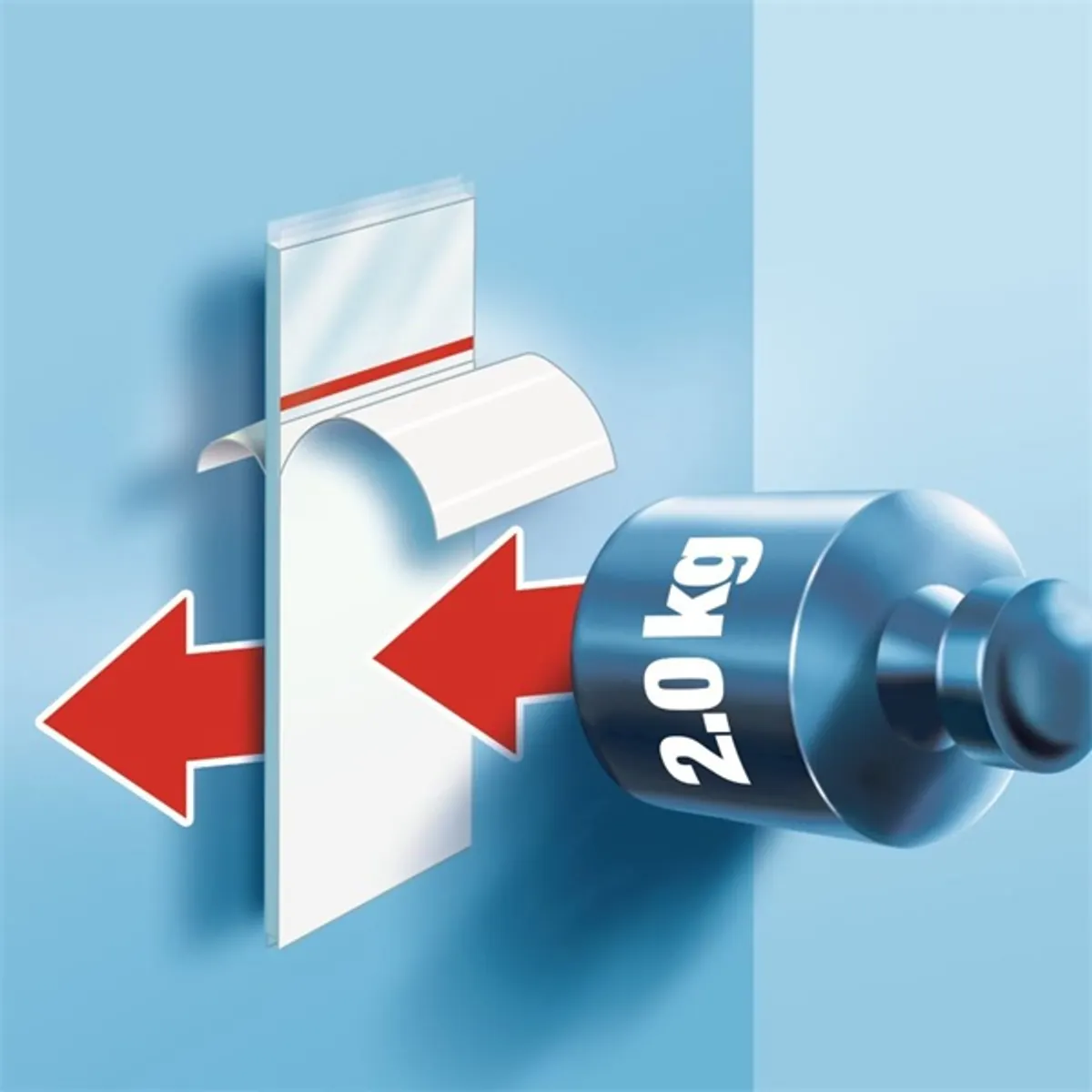 Tesa 58000 Powerstrips 50x20 mm 10 db kétoldalas ragasztócsík #2