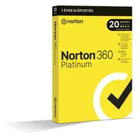 Norton 360 Platinum 100GB HUN 1 Felhasználó 20 gép 1 éves dobozos vírusirtó szoftver #1