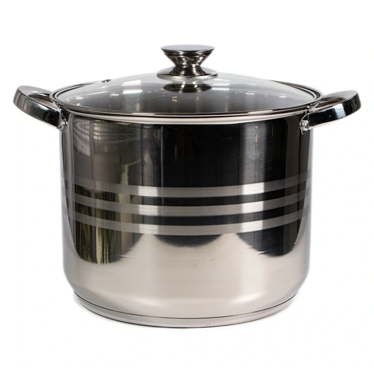 TOO LP-7173-11L prémium rozsdamentes edény 11,1 liter fazék/lábas+fedő 26 x 21cm #1