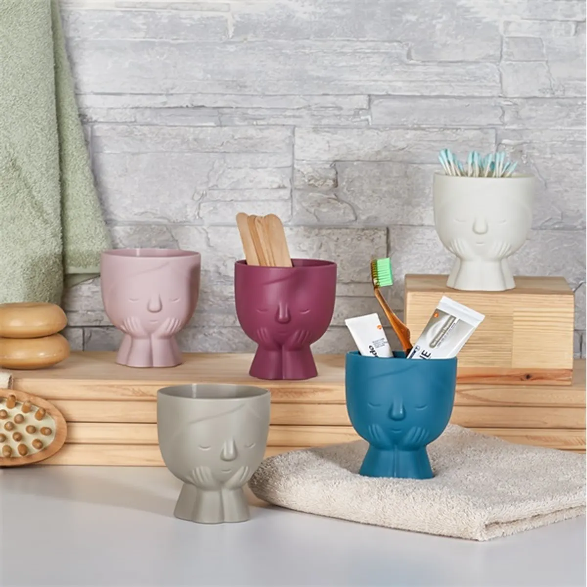 IRIS E5747 fej alakú cserép 9x10cm #1